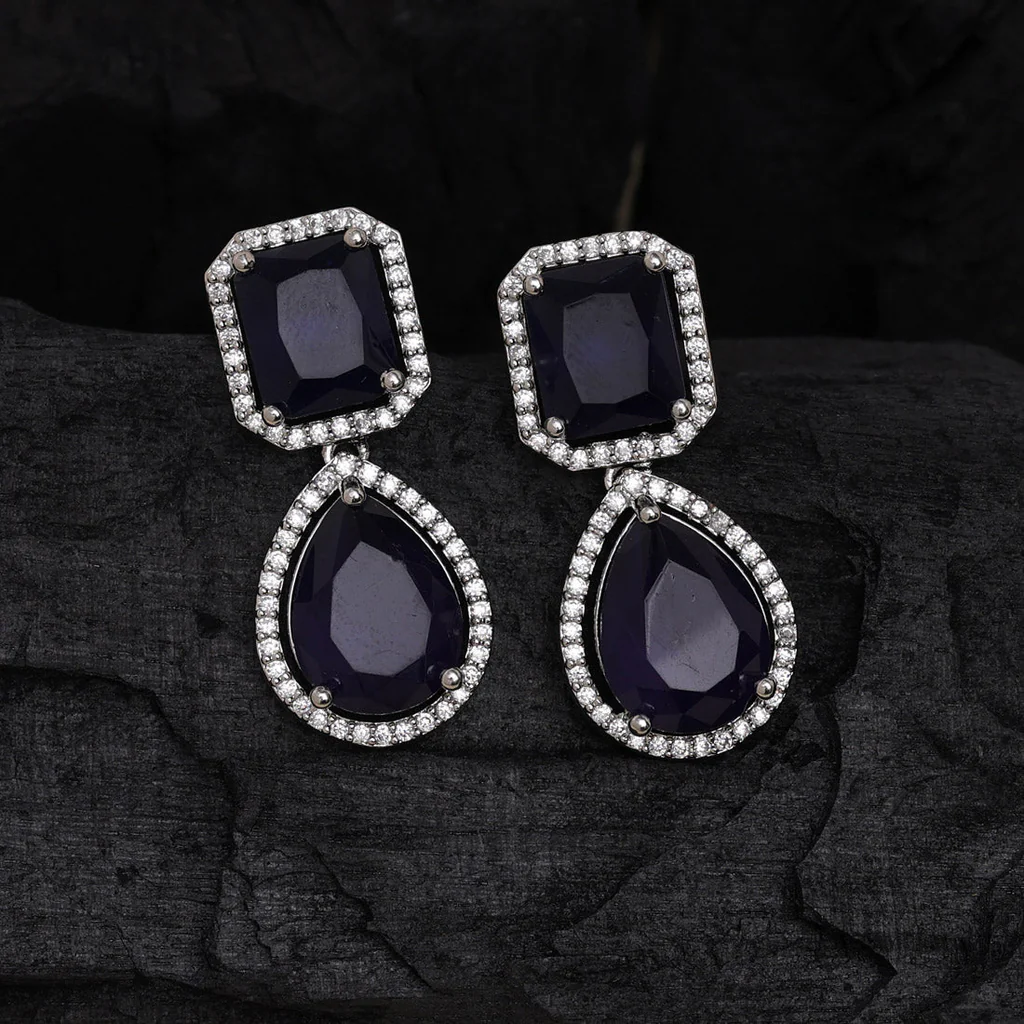 American Diamond (AD) earrings