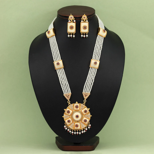 Multi Color Rajput Royal Necklace Set